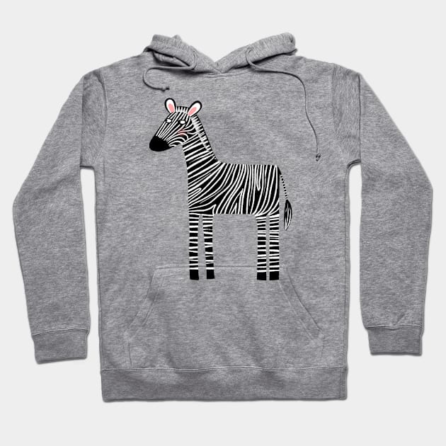 Zebra Hoodie by NicSquirrell